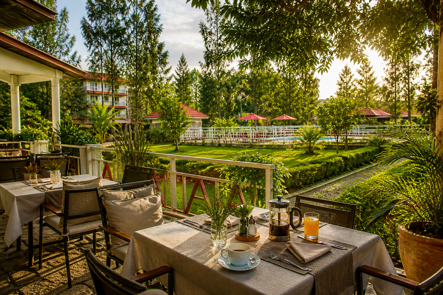 Terrace and meal moments