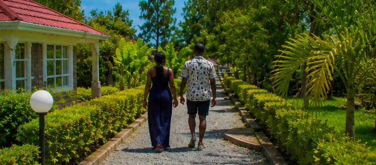 Garden walk views